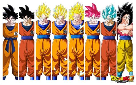 all goku's form